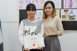 lớp học vẽ manga comics thiếu nhi Trân Hà