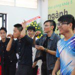tham gia trò chơi giao lưu tại lễ khai giảng Viện truyện tranh và Hoạt hình 13