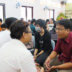 tham gia trò chơi giao lưu tại lễ khai giảng Viện truyện tranh và Hoạt hình 2