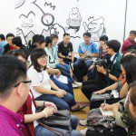 tham gia trò chơi giao lưu tại lễ khai giảng Viện truyện tranh và Hoạt hình 4