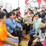 tham gia trò chơi giao lưu tại lễ khai giảng Viện truyện tranh và Hoạt hình 5