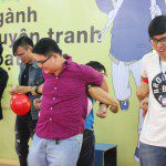 tham gia trò chơi giao lưu tại lễ khai giảng Viện truyện tranh và Hoạt hình 8