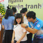 tham gia trò chơi tại lễ khai giảng Viện truyện tranh và Hoạt hình 10