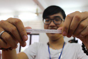 tham gia trò chơi tại lễ khai giảng Viện truyện tranh và Hoạt hình 3