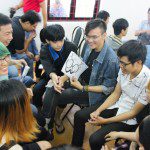tham gia trò chơi tại lễ khai giảng Viện truyện tranh và Hoạt hình 4