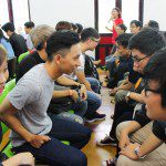 tham gia trò chơi tại lễ khai giảng Viện truyện tranh và Hoạt hình 6