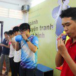 tham gia trò chơi tại lễ khai giảng Viện truyện tranh và Hoạt hình 8