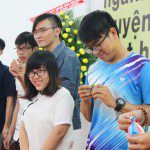tham gia trò chơi tại lễ khai giảng Viện truyện tranh và Hoạt hình 9