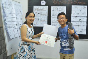 tổng kết lớp học vẽ thiếu nhi Manga nâng cao 9