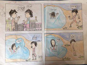 tranh vẽ cuối khóa manga comics của Nam Anh