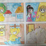 tranh vẽ cuối khóa manga comics của Thanh Thanh