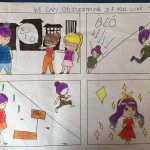 tranh vẽ cuối khóa manga comics của Thủy Anh