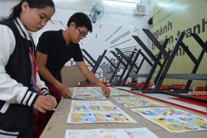 triển lãm cuối khóa lớp vẽ truyện tranh cấp tốc khóa 3 12