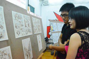 triển lãm cuối khóa lớp vẽ truyện tranh cấp tốc khóa 3 2