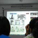 giờ học kịch bản của lớp vẽ truyện tranh cấp tốc 1