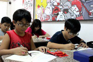 Lớp học vẽ truyện tranh căn bản ở TPHCM 4