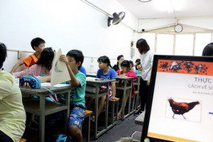 Lớp học vẽ truyện tranh căn bản ở TPHCM 5
