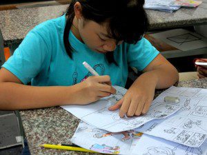 Lớp học vẽ truyện tranh thiếu nhi ở TPHCM 1