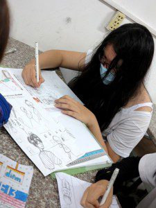 Lớp học vẽ truyện tranh thiếu nhi ở TPHCM