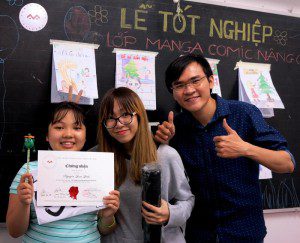 Lớp học vẽ truyện tranh thiếu nhi ở TPHCM 9