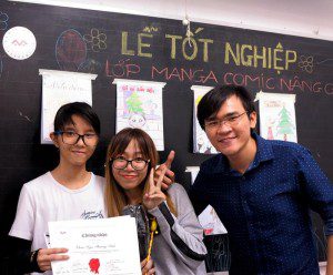 lớp học vẽ truyện tranh thiếu nhi tại TPHCM 2