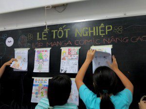 tổng kết lớp học vẽ truyện tranh Manga Comic nâng cao khóa 2 6