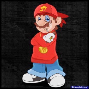 7 bước học vẽ Mario đầu gấu cực chất