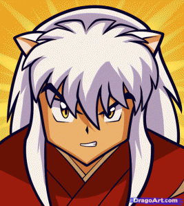8 bước vẽ bán yêu Inuyasha dễ chưa từng thấy