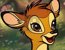 6 bước đơn giãn vẽ chú nai Bambi vô cùng đáng yêu 7