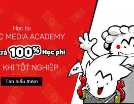 học tại Comic Media Academy Hoàn trả 100% học phí