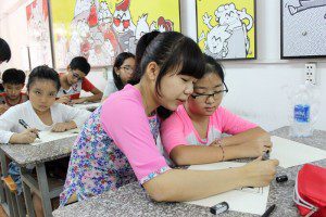 Lớp dạy vẽ thiếu nhi K10 11