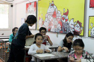 Lớp dạy vẽ thiếu nhi K10 2