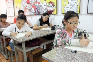 Lớp dạy vẽ thiếu nhi K10 3