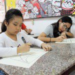 Lớp dạy vẽ thiếu nhi K10 6