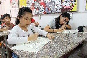 Lớp dạy vẽ thiếu nhi K10 6