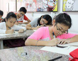 Lớp dạy vẽ thiếu nhi K10 9