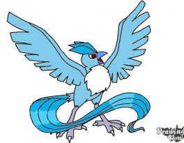Vẽ Pokemon Articuno đơn giản chỉ với 10 bước 10