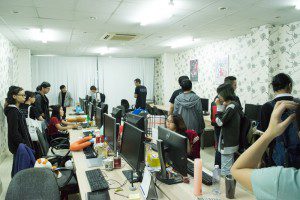 Học viên Comic Media Academy tham quan công ty Sao Sáng