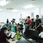 Học viên Comic Media Academy tham quan công ty Sao Sáng
