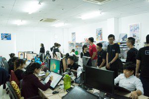 Học viên Comic Media Academy tham quan công ty Sao Sáng