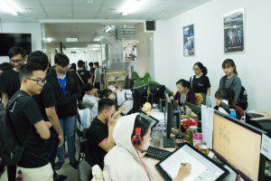 Học viên Comic Media Academy tham quan công ty Sao Sáng