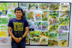 Triển lãm tranh vẽ kỳ thực tế Đà Lạt