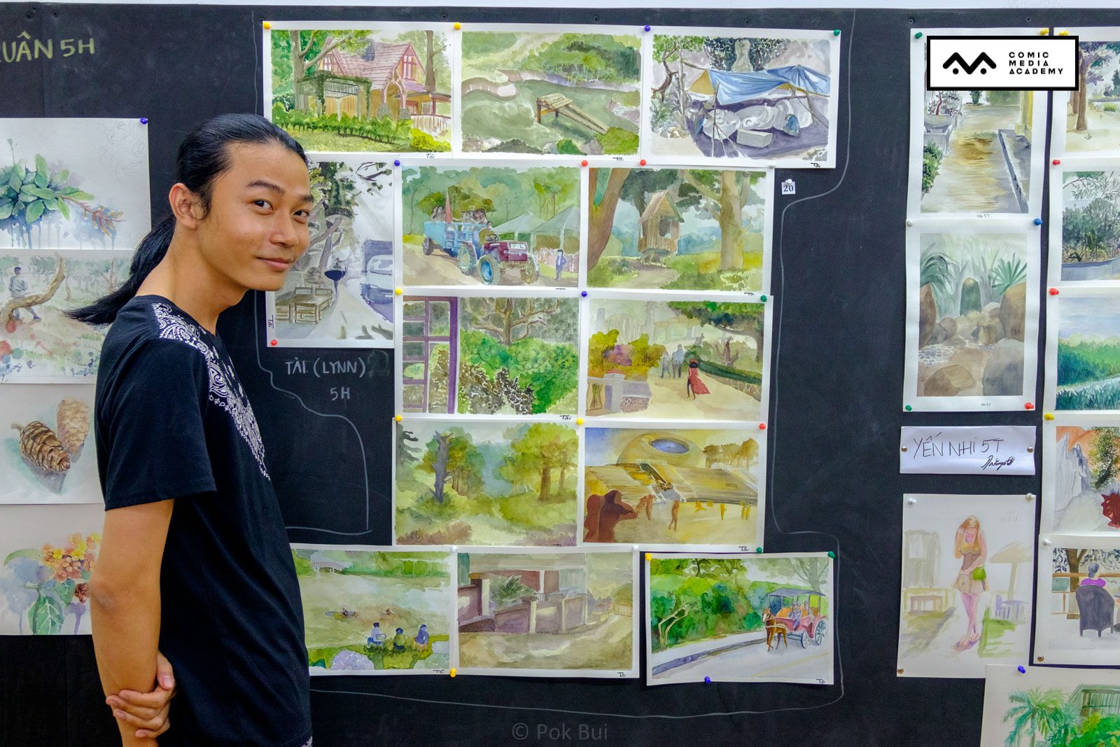 Triển lãm tranh vẽ kỳ thực tế Đà Lạt
