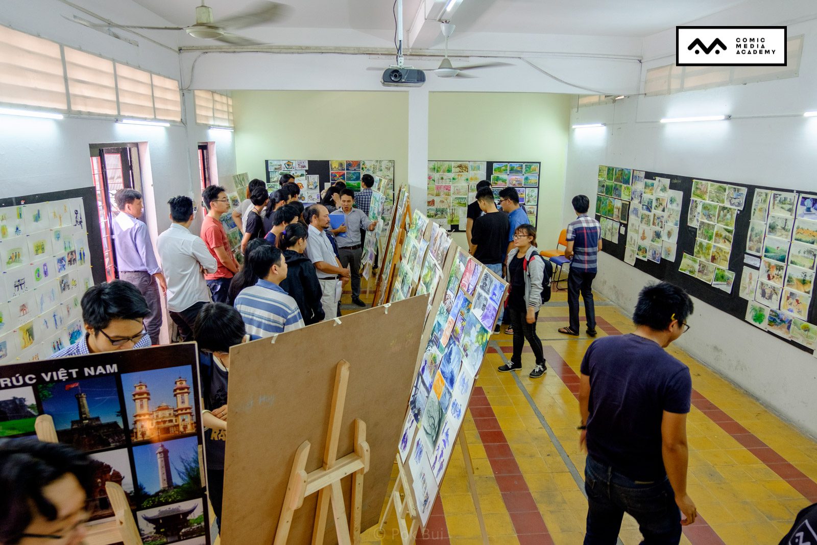 Triển lãm tranh vẽ kỳ thực tế Đà Lạt