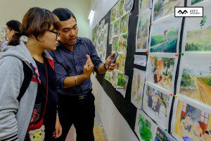 Triển lãm tranh vẽ kỳ thực tế Đà lạt