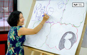 lớp học sketch note sketch talk room to read 102