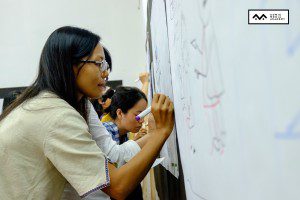 lớp học sketch note sketch talk room to read 15