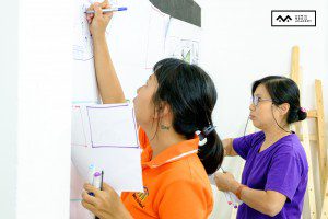 lớp học sketch note sketch talk room to read 19