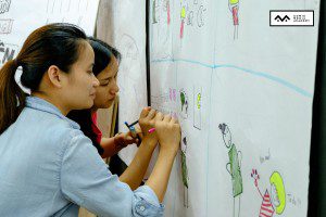 lớp học sketch note sketch talk room to read 20
