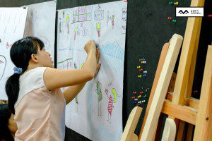 lớp học sketch note sketch talk room to read 25